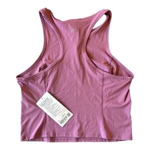 NWT Lululemon Nulux Racerback Cropped Running Tank, Lavendar, 12
